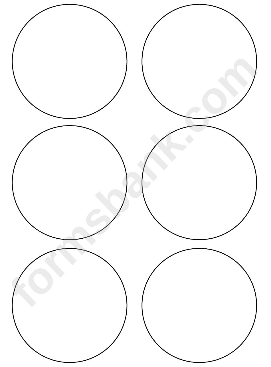 Round Label Template