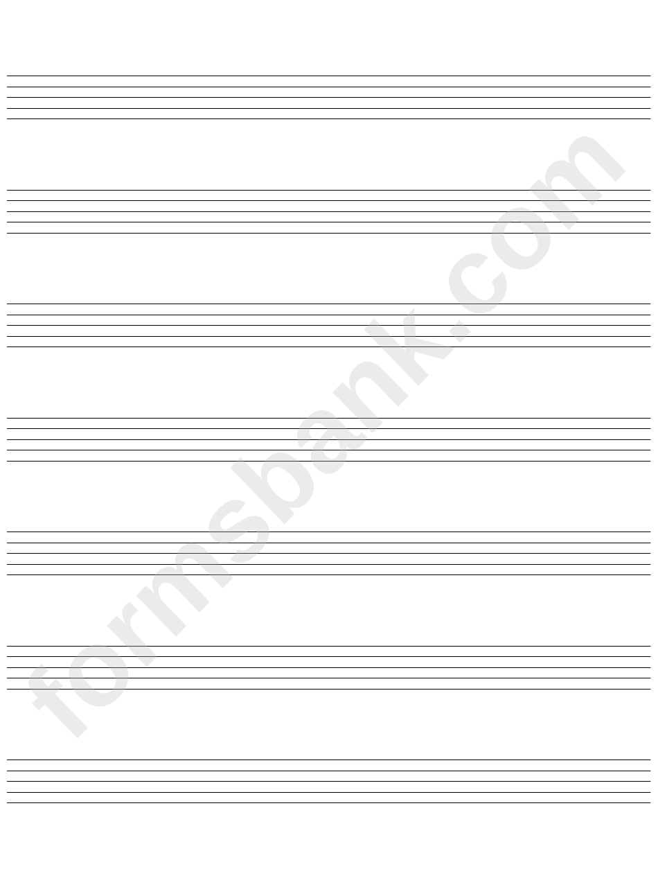 Blank Staff Paper - Large