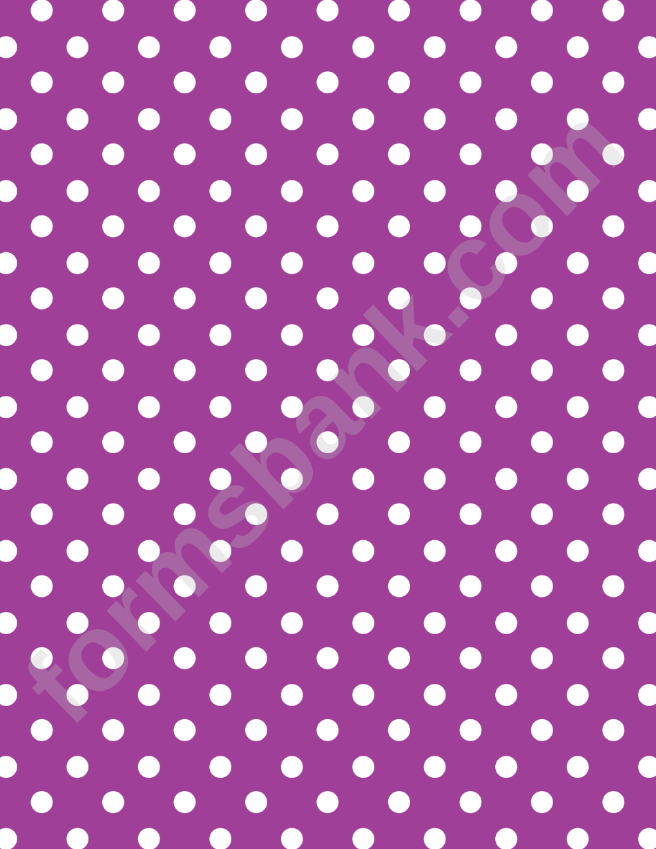 Purple Polka Dot Pattern Paper