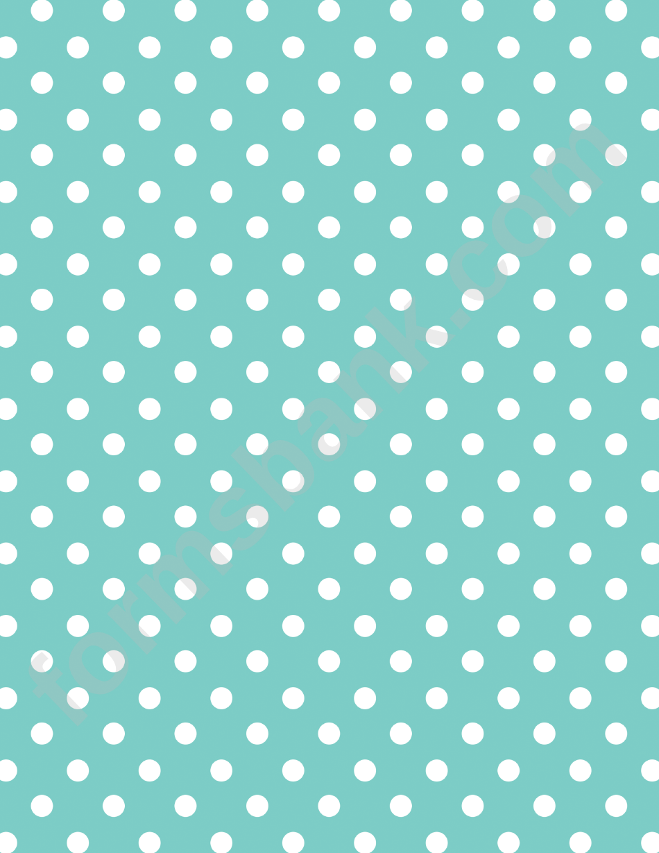 Pale Jade Polka Dot Pattern Paper