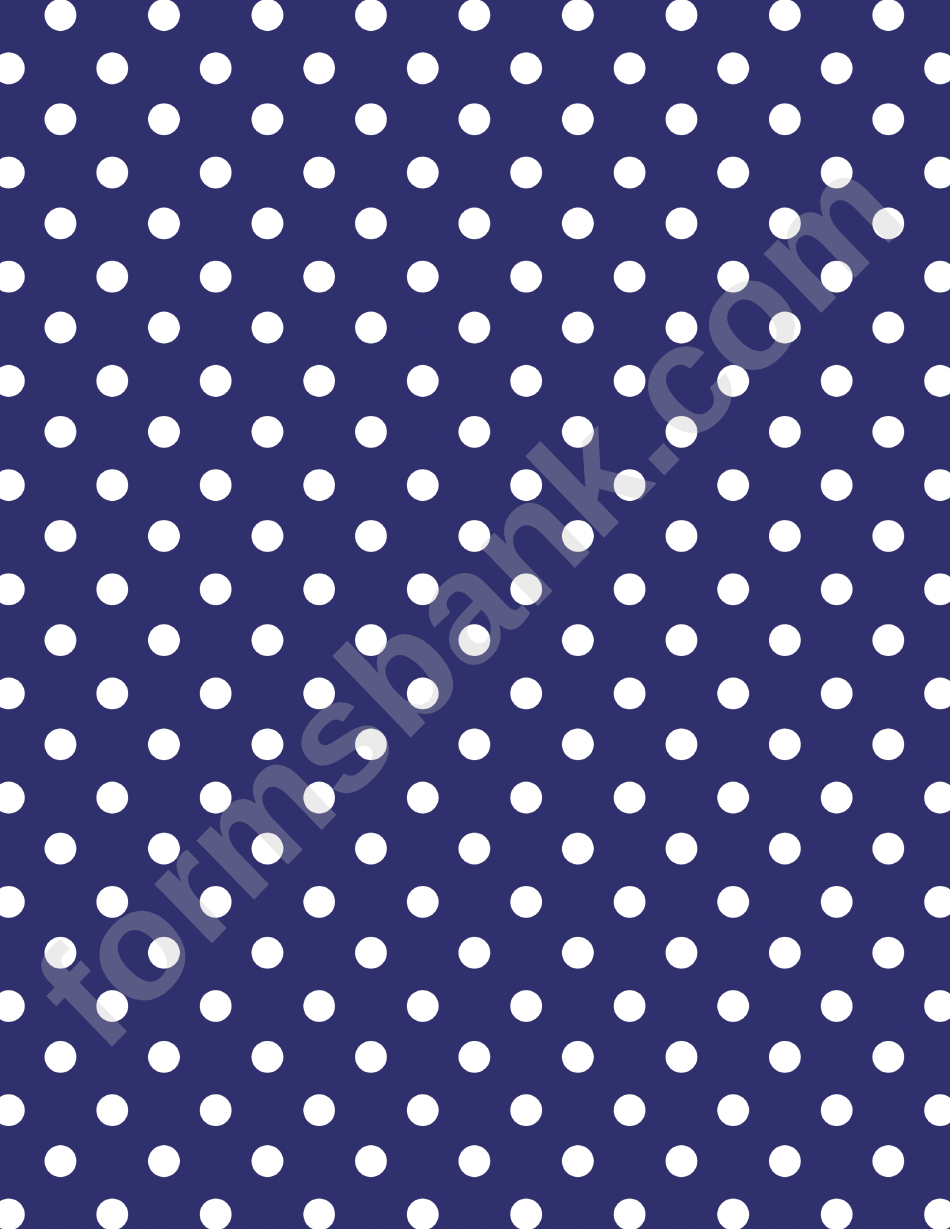 Dark Blue Polka Dot Pattern Paper