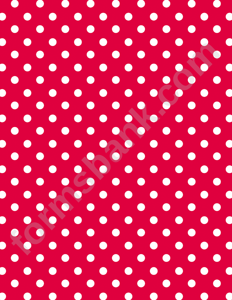 Red Polka Dot Pattern Paper