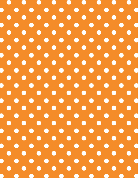 Orange Polka Dot Pattern Paper Printable pdf