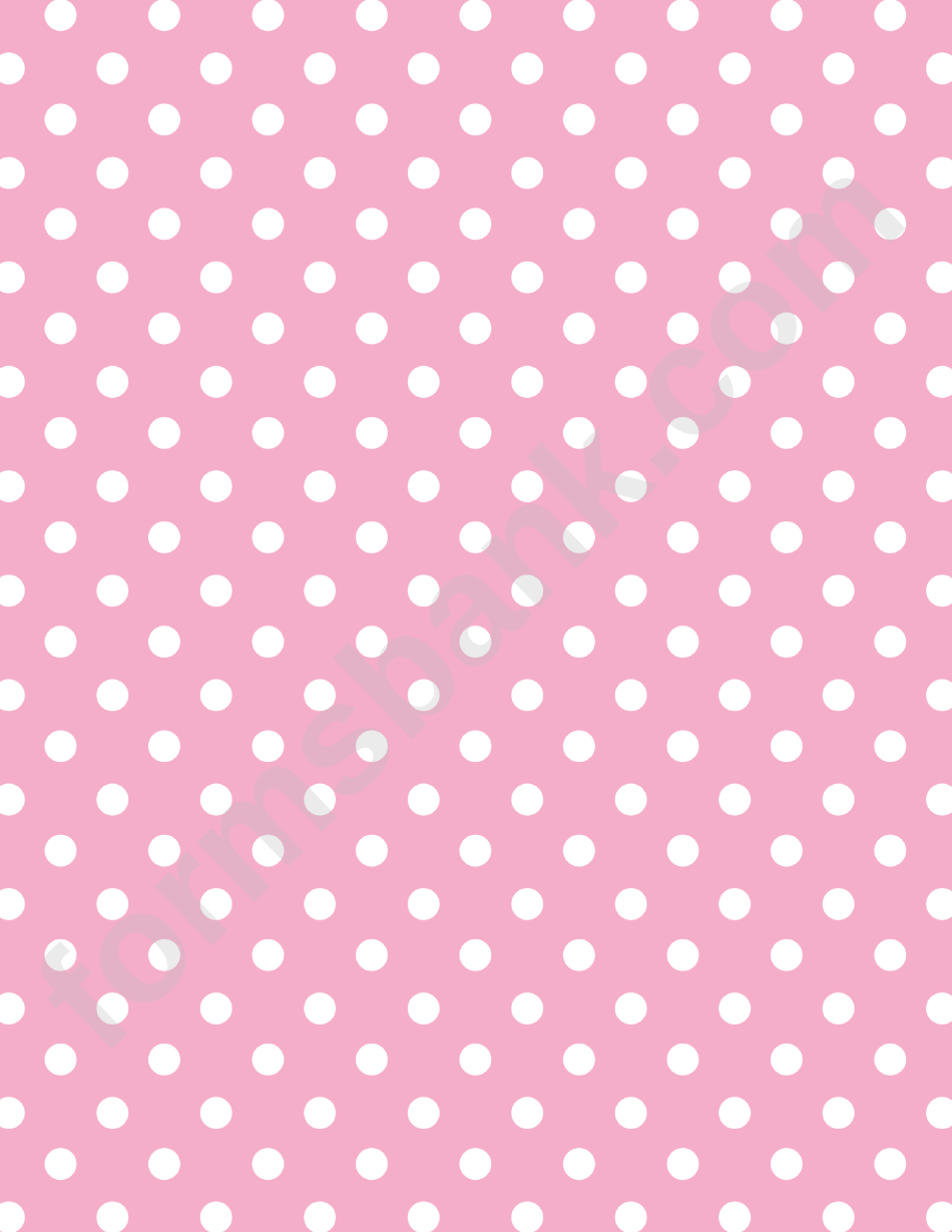 Light Pink Polka Dot Pattern Paper