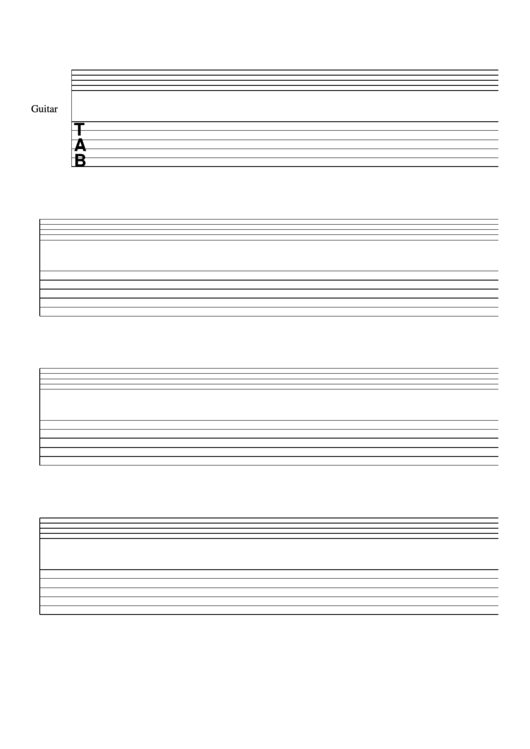 Blank Staff Paper Printable pdf