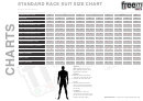 Freem Standard Race Suit Size Chart
