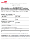 Caremark Prior Authorization Criteria Request Form