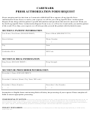 Caremark Prior Authorization Form Request