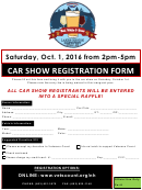 Car Show Registration Form - Veterans Count