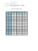 Mori Lee Bridesmaids Size Chart & Measurement Guide