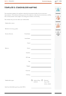 Fillable Stakeholder Application Form Printable pdf