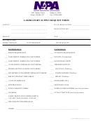 Laboratory Supply Request Form - Naples Pathology Associates