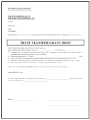 Trust Transfer Grant Deed Form - State Of California