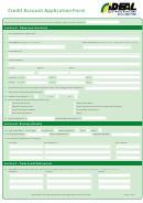Credit Account Application Form - Ideal Electrical