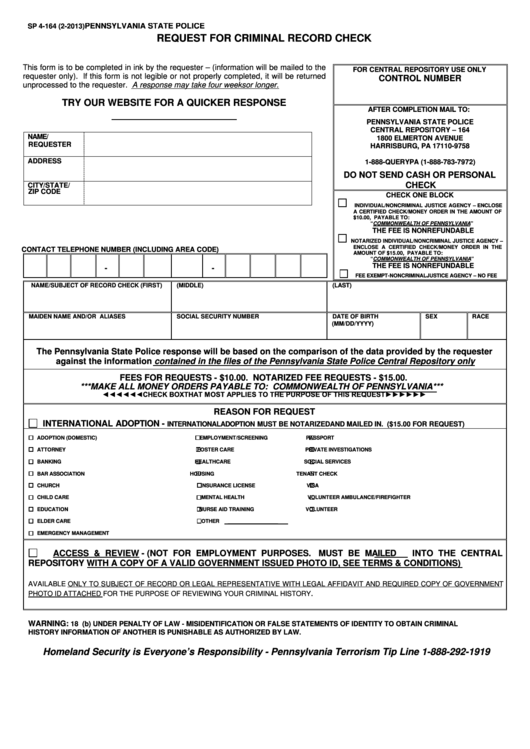 Printable Police Check Form Printable Forms Free Online