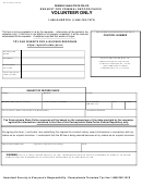 Form Sp 4-164a - Pennsylvania State Police Request For Criminal Record Check - Volunteer Only