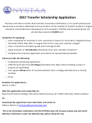 Fillable Scholarship Application Form Printable pdf