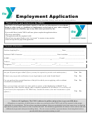 Employment Application - Ymca Camp Soles