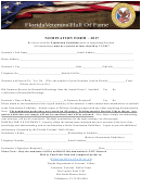 Nomination Form - Florida Department Of Veterans' Affairs