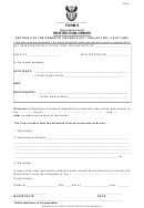 Form 6 Protection Order - Department Of Justice