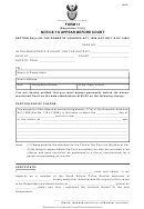Form 11 - Department Of Justice