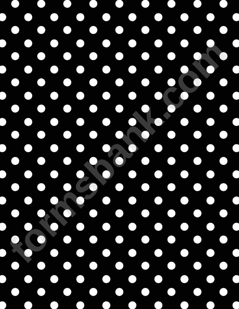 Black Polka Dot Pattern Paper
