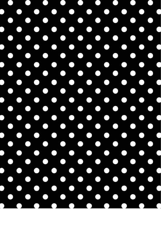 Black Polka Dot Pattern Paper Printable pdf