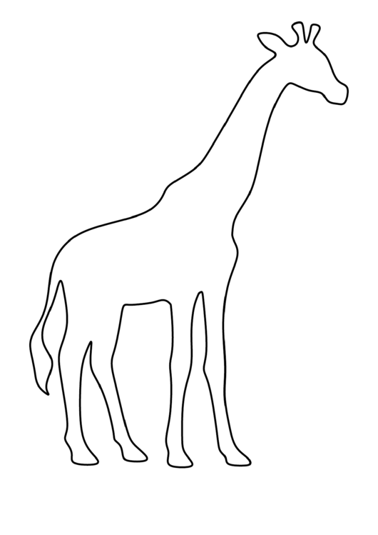 Giraffe Pattern Printable pdf