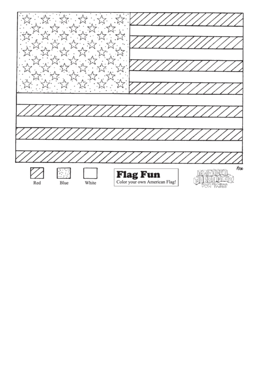 Flag Fun Kids Activity Sheet Printable pdf