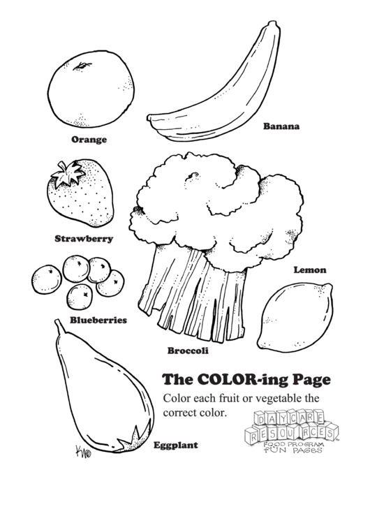 The Color-Ing Page Kids Activity Sheet Printable pdf