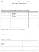 3 Point Slope Worksheet - Brainpop Printable pdf