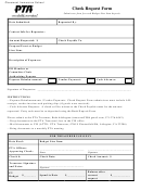 Check Request Form - Claremont Immersion Elementary School Pta