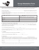 Group Attestation Form - Healthpass