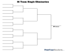 16 Team Single Elimination