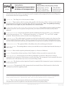 Form Dpa 51-04 - Professional Association Articles Of Incorporation