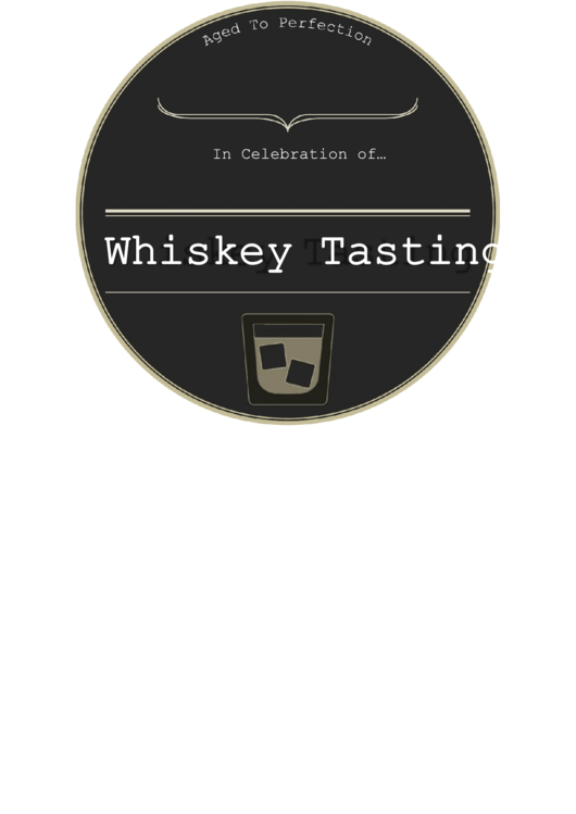 Whiskey Bottle Label Template Printable pdf