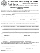 Form F-01 - Application For Certificate Of Authority - 2007, Form Ft-11 - Corporate Franchise Tax - 2006 Printable pdf