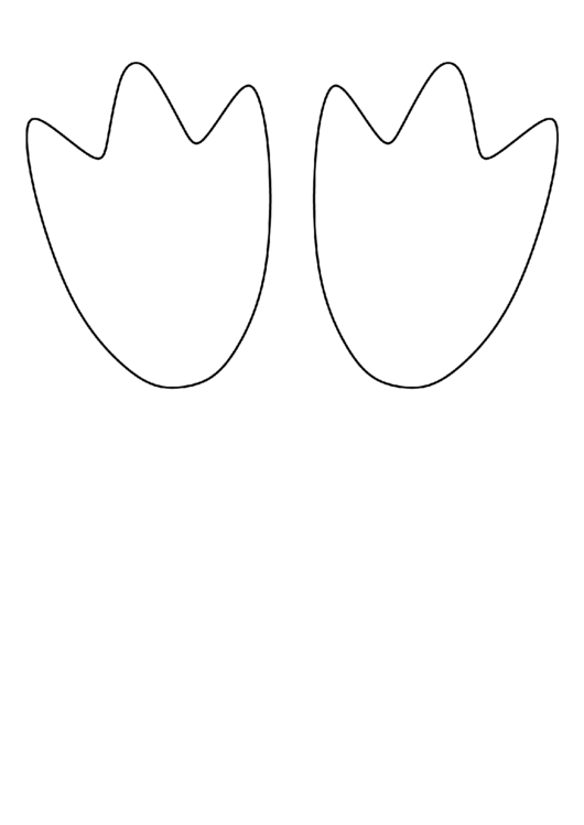 Penguin Feet Template