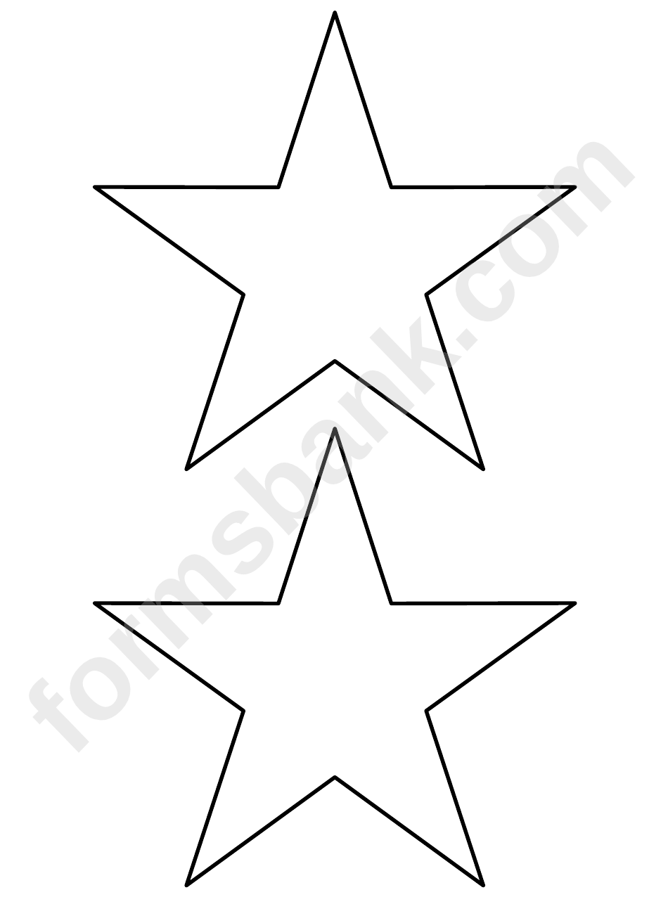 5 inch star template printable pdf download