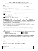 Form Adph-Wic-111a - Alabama Wic Infant Formula Prescription With Instructions Printable pdf