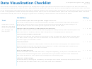 Data Visualization Checklist Template