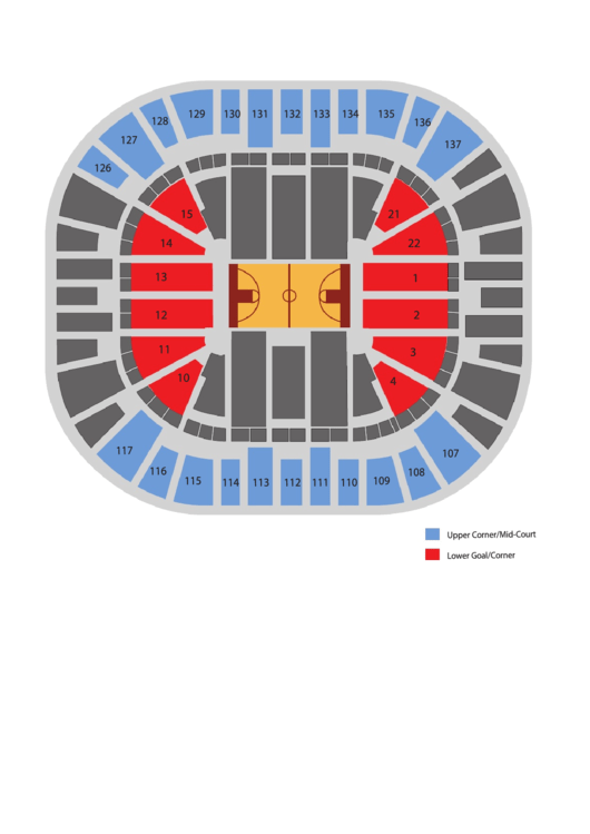 Utah Jazz Seating Chart Printable pdf