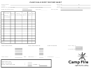 Candy Sale Depot Record Sheet Template