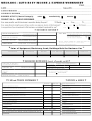 Mechanic / Auto Body Income And Expense Worksheet Template