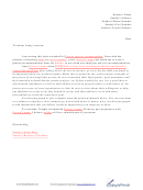 Sample Letter Of Recommendation