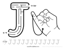 Sign Language Letter - J