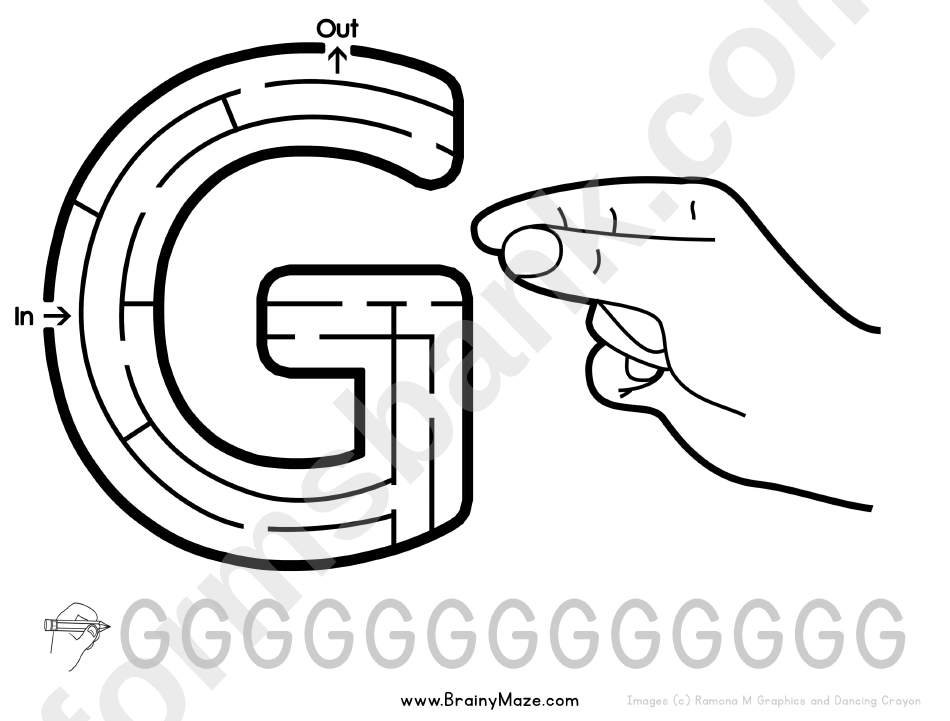Sign Language Letter - G