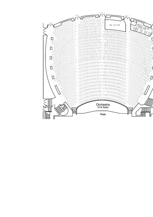 Orpheum Memphis Seating Chart printable pdf download