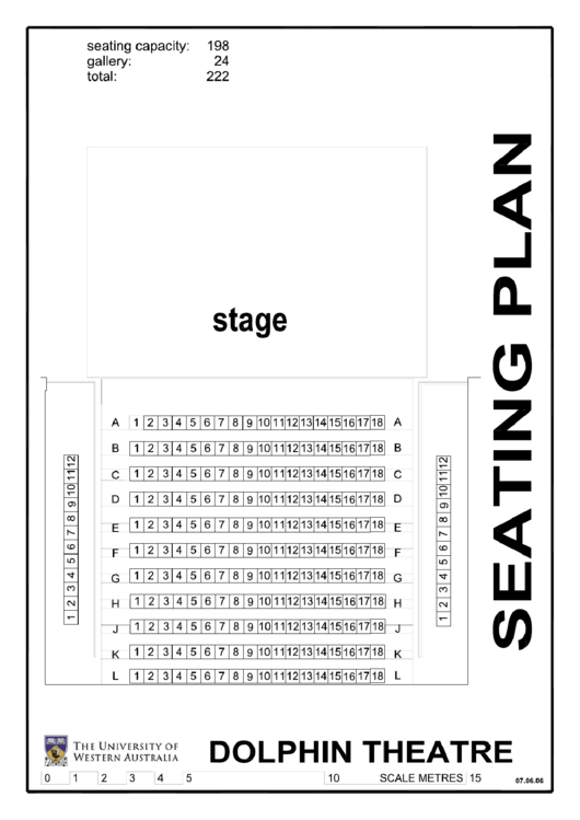 Dolphin Theater Seating Chart Printable pdf
