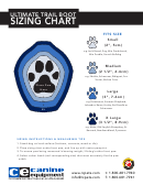 Ultimate Trail Dog Boot Sizing Chart